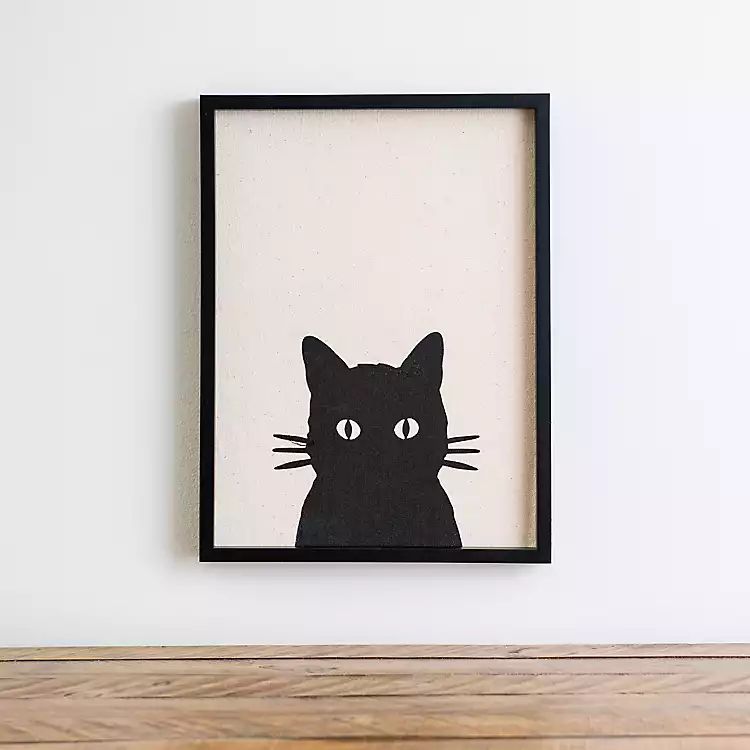 New! Black Cat Halloween Plaque | Kirkland's Home