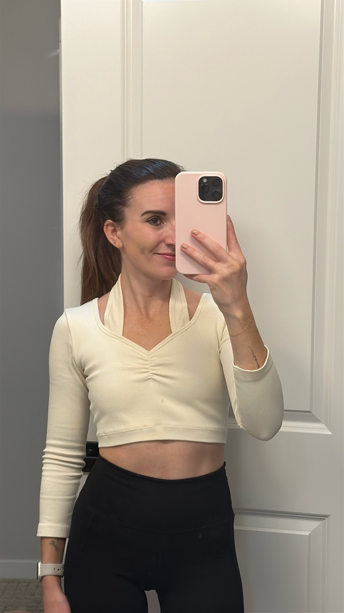 yoga outfit 🤍 top is on final sale!