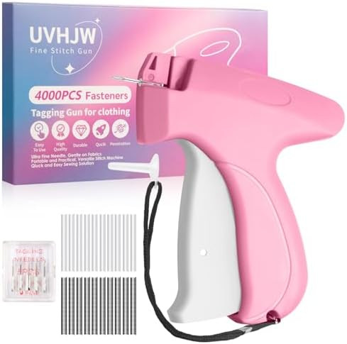 Stitch Gun for Clothing, Stitchy Gun Quick Clothes Fixer, Dress Tagging Gun-Includes 2,000 Black ... | Amazon (US)