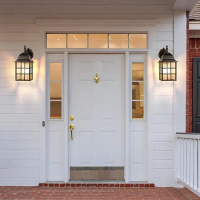 Dusk to Dawn Outdoor Wall Lantern 2 Pack (Bulbs not Included) | Wayfair North America