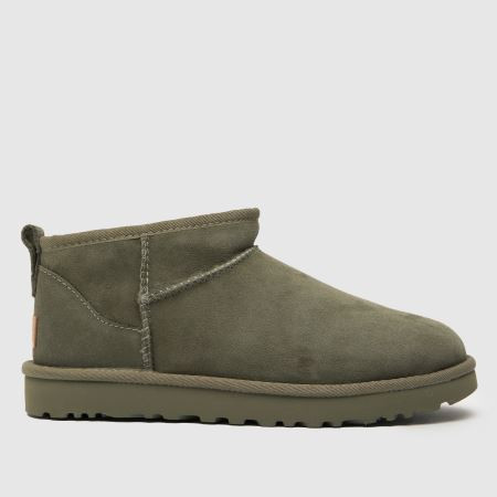 Womens Moss Green UGG Classic Ultra Mini Boots | schuh | Schuh