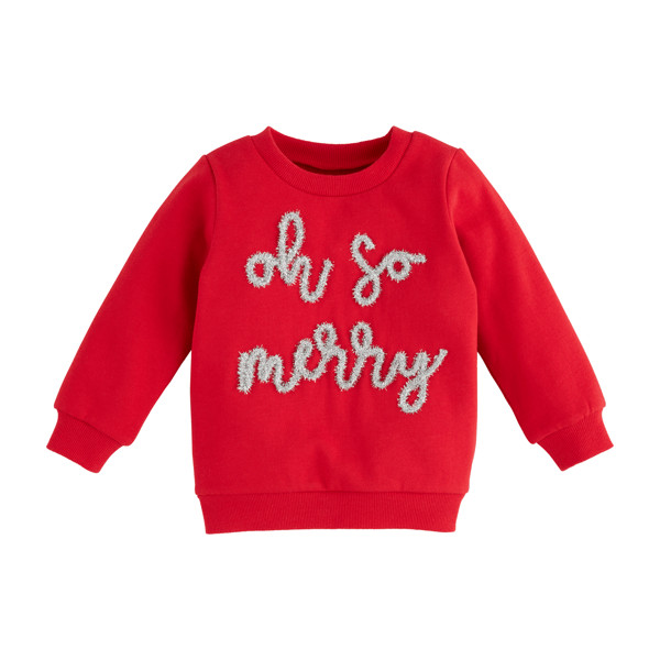 Oh so merry toddler sweatshirt | Mud Pie