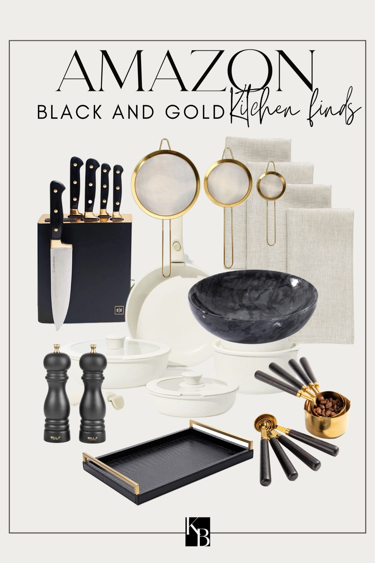 Amazon black and gold kitchen finds!

Amazon kitchen favorites, amazon kitchen finds, black and gold kitchen, marble bowl, kitchen decor, gold kitchen finds, kitchen tray, knife set, white pots and pans

#LTKFind #LTKhome #LTKstyletip