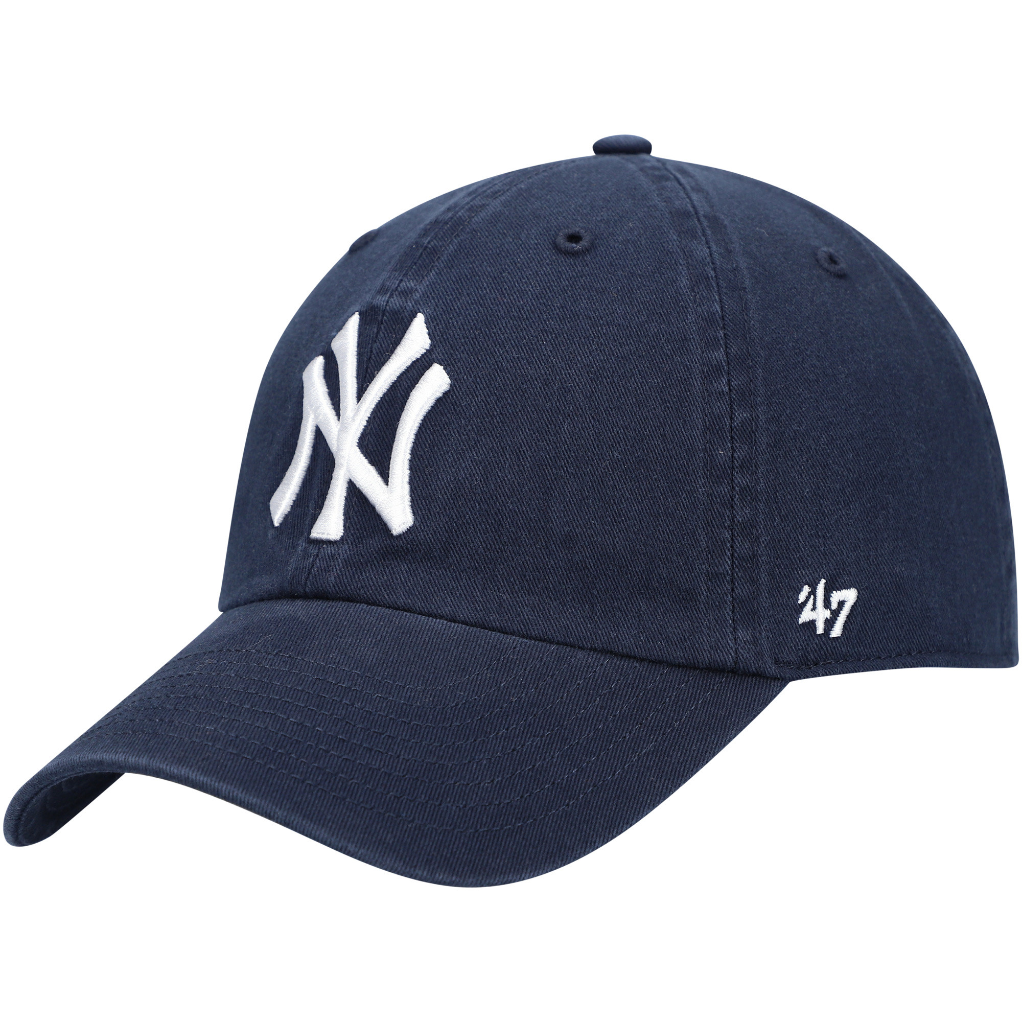 Men's '47 Navy New York Yankees Heritage Clean Up Adjustable Hat | Fanatics