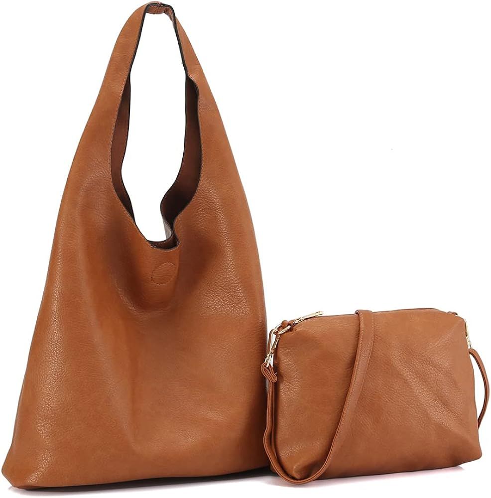OISLUMU Hobo Handbags for women Crossbody Bags PU Leather Top Handle Shoulder Bags Fashion Tote B... | Amazon (US)