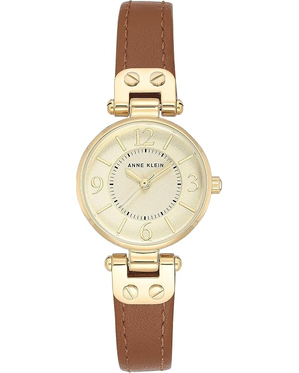 Anne Klein Women's Leather Strap Watch | Amazon (US)