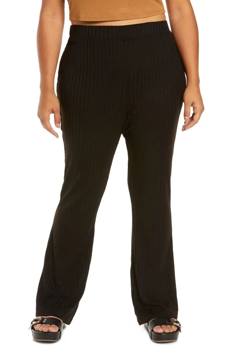 Rib Flare Pants | Nordstrom