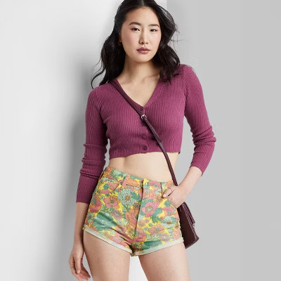 Women's Super-High Rise Cheeky Jean Shorts - Wild Fable™ | Target
