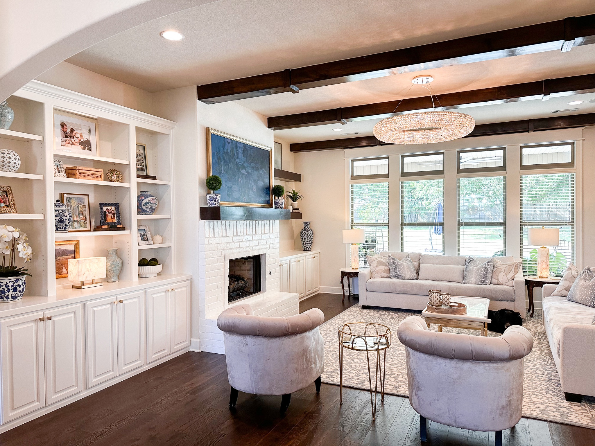 Grandmillennial living room, blue white and gold living room, grandmillennial home decor

#LTKSeasonal #LTKstyletip #LTKhome