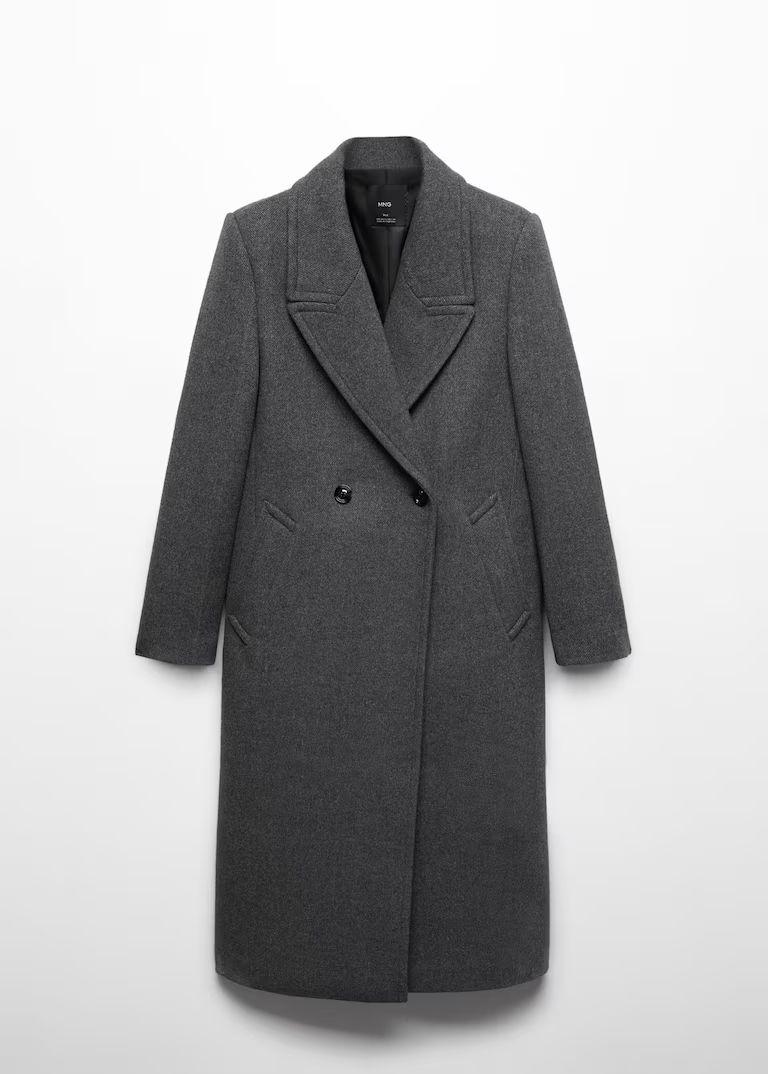 Lapels wool coat | MANGO (UK)