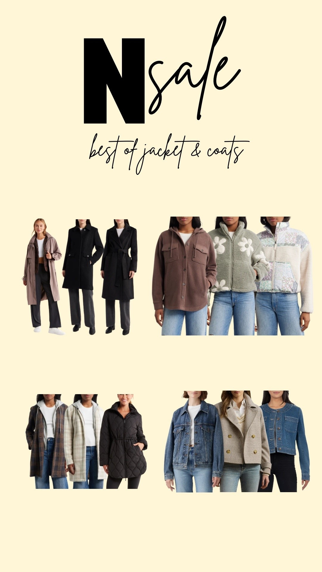 Sweaters and jackets and coats oh my! It was so hard to narrow down my choices in this category, I just want them all! 

#nordstromsale
#nsale #nsalecoats #nsalejackets