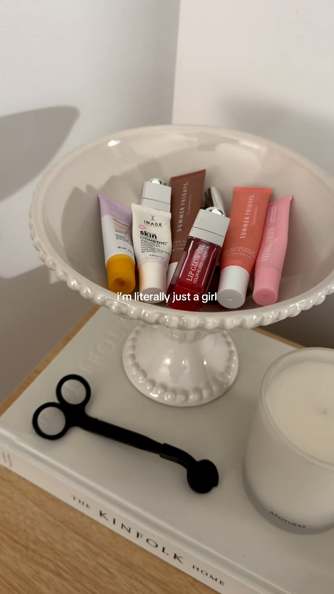 The cutest trend on TikTok right now is the lip gloss bowl and I made mine with the cutest beaded ceramic bowl from target! Silver hardware, gallery wall, date night outfits, Sunday hoodie, knits and shawls statement coat, vacation outfits beach, valentines outfit women Valentine’s Day, outfit women work outfit outfits lip, gloss, summer Fridays, Dior lip oil

#LTKdayinmylife #LTKBeauty #LTKHome