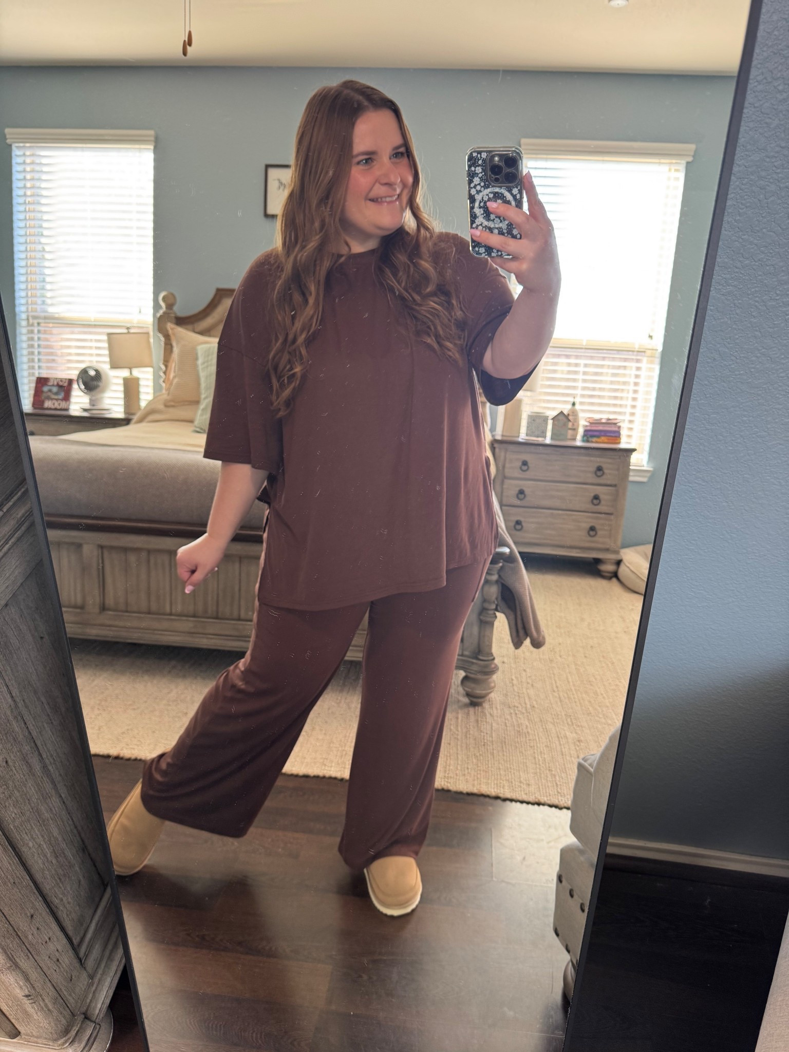 I’m a size 16 and I’m wearing a XL in this pretty garden brown matching set. It’s short girl friendly. I’m 5’1. Paired with Amazon shoes. 

#LTKootd #LTKPlusSize #LTKMidsize