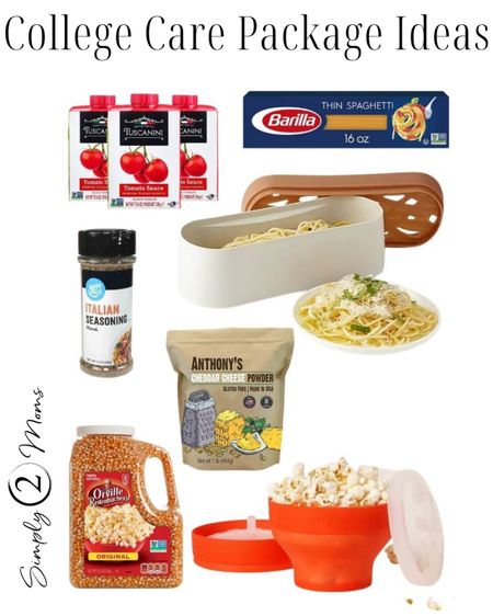 Want to send a fun college care package that’s easy and affordable? Check out these fun ideas from Uncommon Goods and Amazon. Pasta lovers will be able to cook any noodles in a microwave with this cool pasta pot and eat dinner in minutes. Grab some noodles Italian seasoning and tomato sauce to round out dinner for any student. Create a popcorn gift basket with these microwave popcorn bowls. Add a container of popcorn kernels and some seasoning for a yummy snack idea perfect for any college student care package.￼

#LTKfamily #LTKhome #LTKunder50