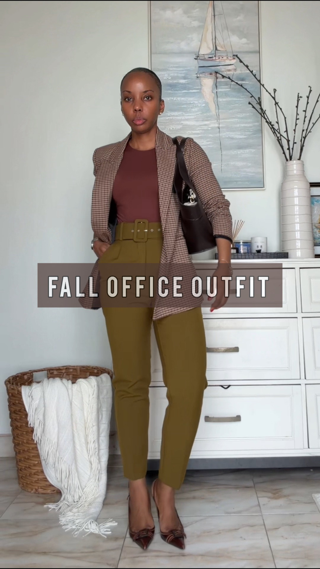 Fall Office Outfit! 
Jacket, Trouser and Hells from @Zara 
Bodysuit from Shein
Bag from Mango

#LTKootd #LTKgrwm #LTKWorkwear