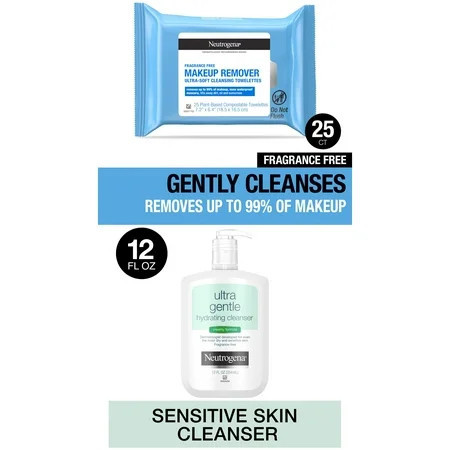 Neutrogena Ultra Gentle Nighttime Routine Bundle | Walmart (US)