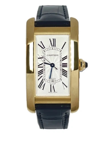 NEW Cartier Tank Americaine Medium 18k Yellow Gold Automatic Watch | eBay | eBay US