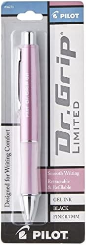Pilot 36273 Dr. Grip Roller Ball Retractable Gel Pen, Fine, Metallic Mauve Barrell-Black | Amazon (US)