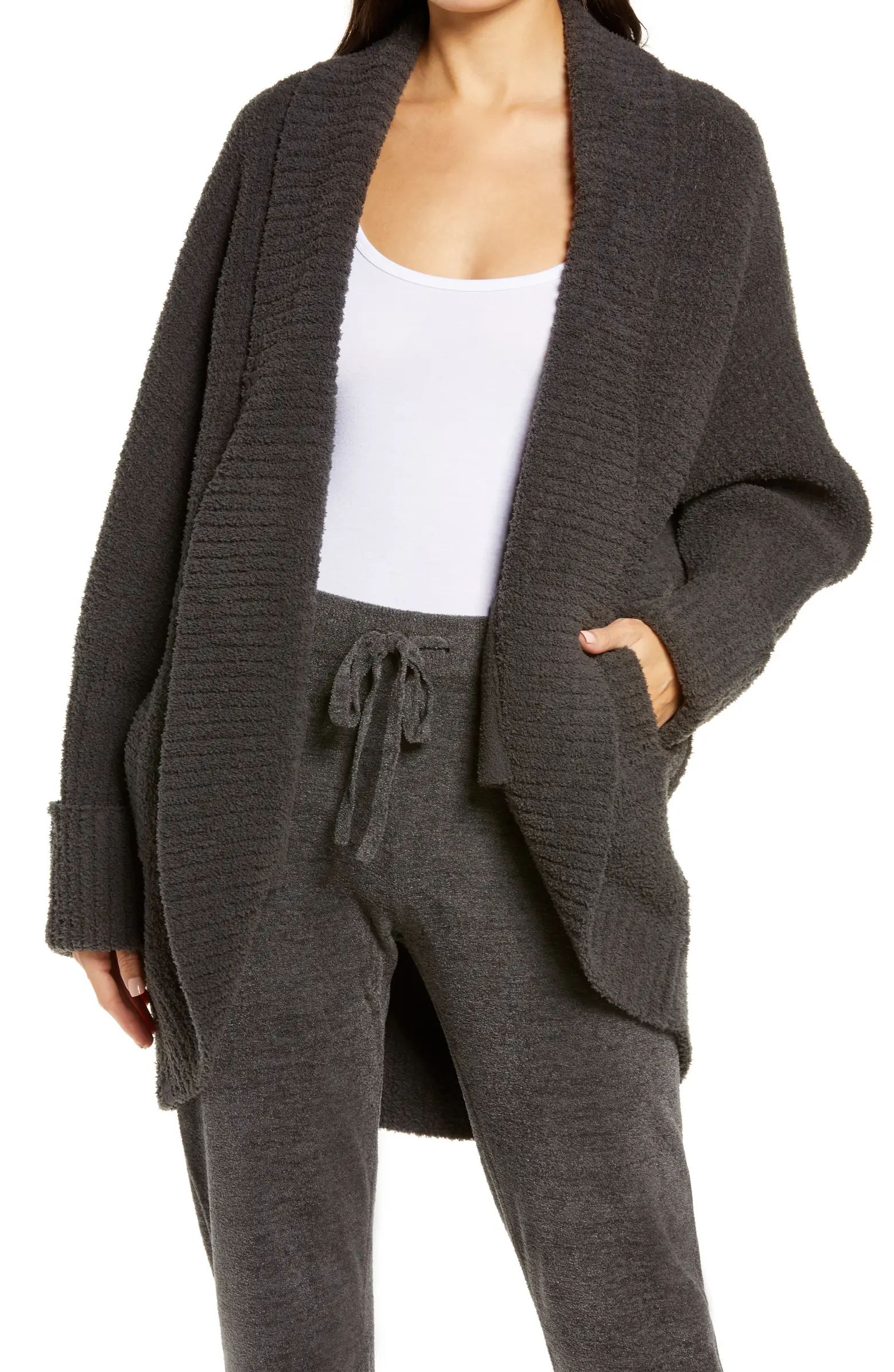 Barefoot Dreams® Cozychic® Waffle Cocoon Cardigan | Nordstrom | Nordstrom