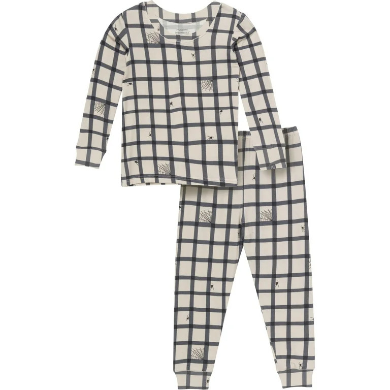 Modern Moments by Gerber Gender Neutral Tight Fitting Halloween Pajama Set, 2-Piece, Sizes 6 - 12 | Walmart (US)
