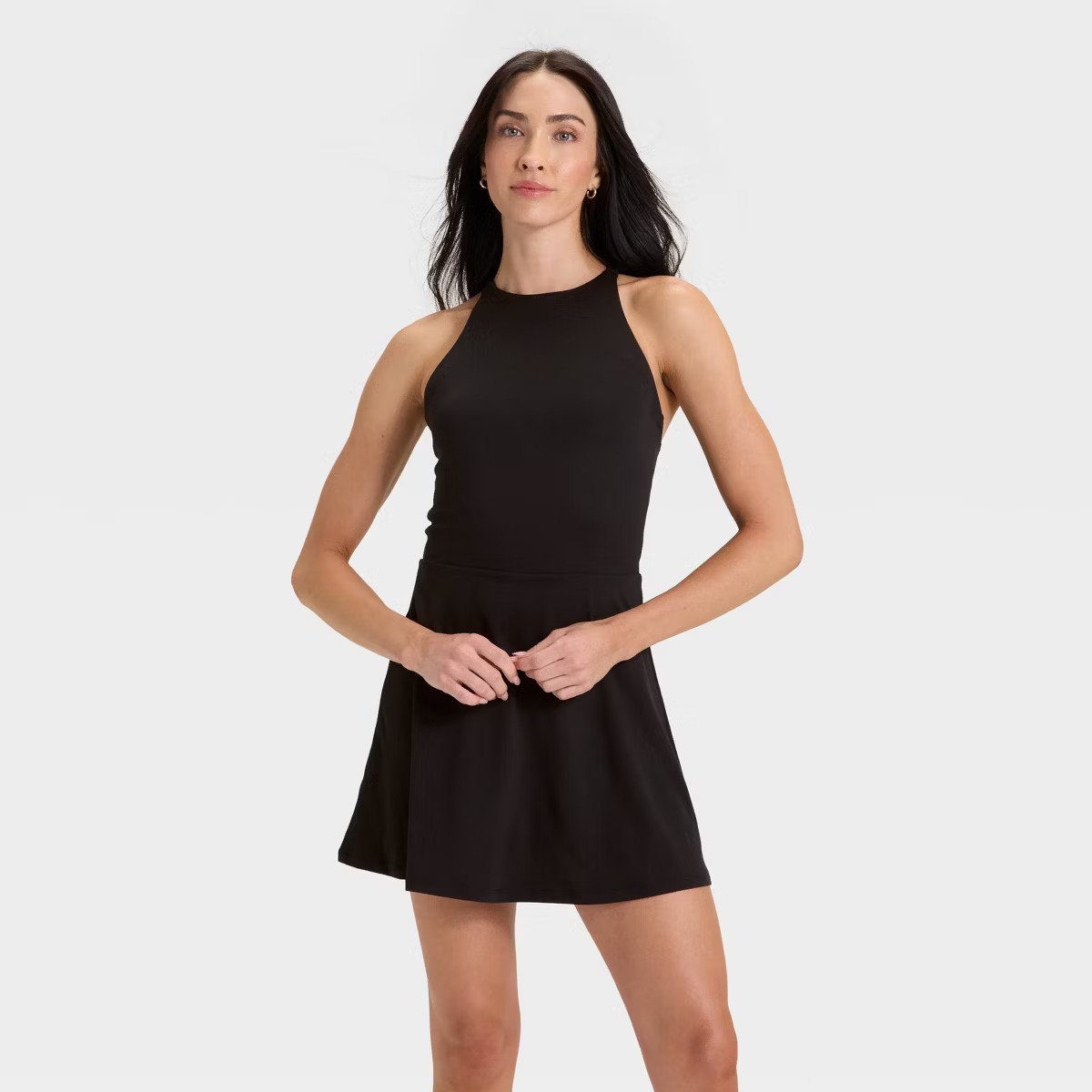 Women's Knit High Neck Halter Active Dress - All In Motion™ | Target