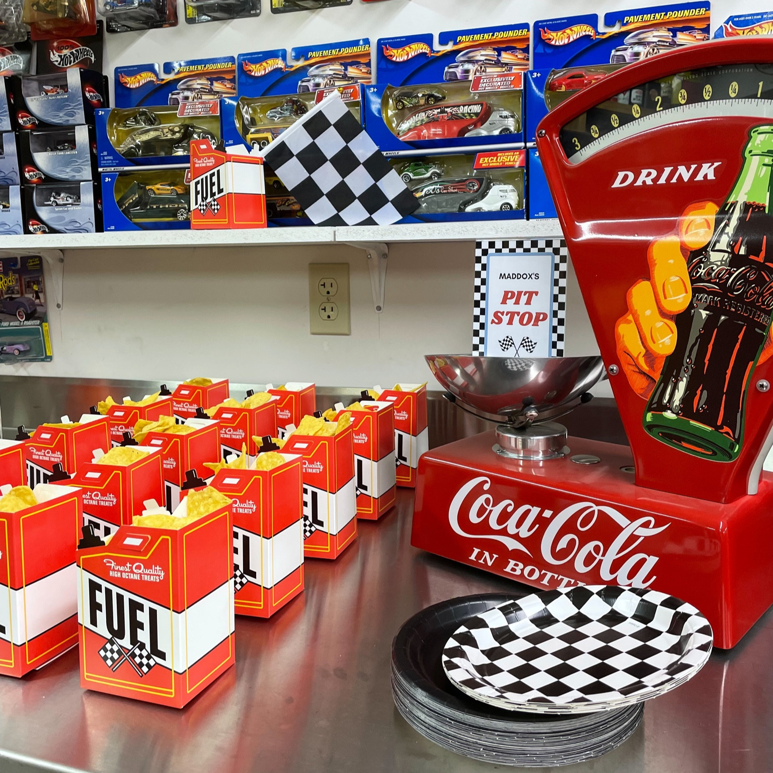 Race car themed 1st birthday party! Come fuel up at the “pit stop!"

#LTKfamily #LTKkids #LTKbaby