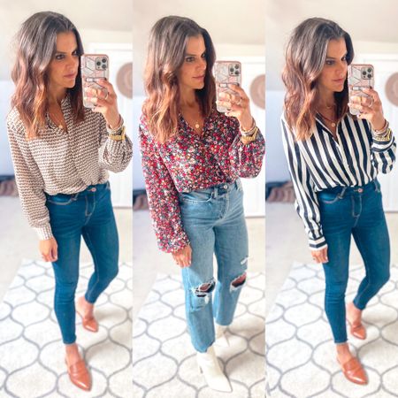 Shein sale! 20% off purchases off $29 with code GOODLIFE7 and free shipping! 
3 blouses I’m loving from there! Size small in all 3! 

#LTKunder50 #LTKstyletip #LTKSeasonal
