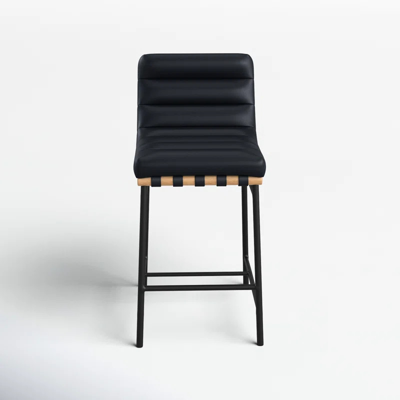 Arcola Upholstered 26.4'' Counter Stool with Metal Frame | Wayfair North America