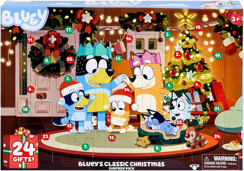 Bluey's Classic Chritmas Surprise Pack Advent Calendar | Walmart (US)