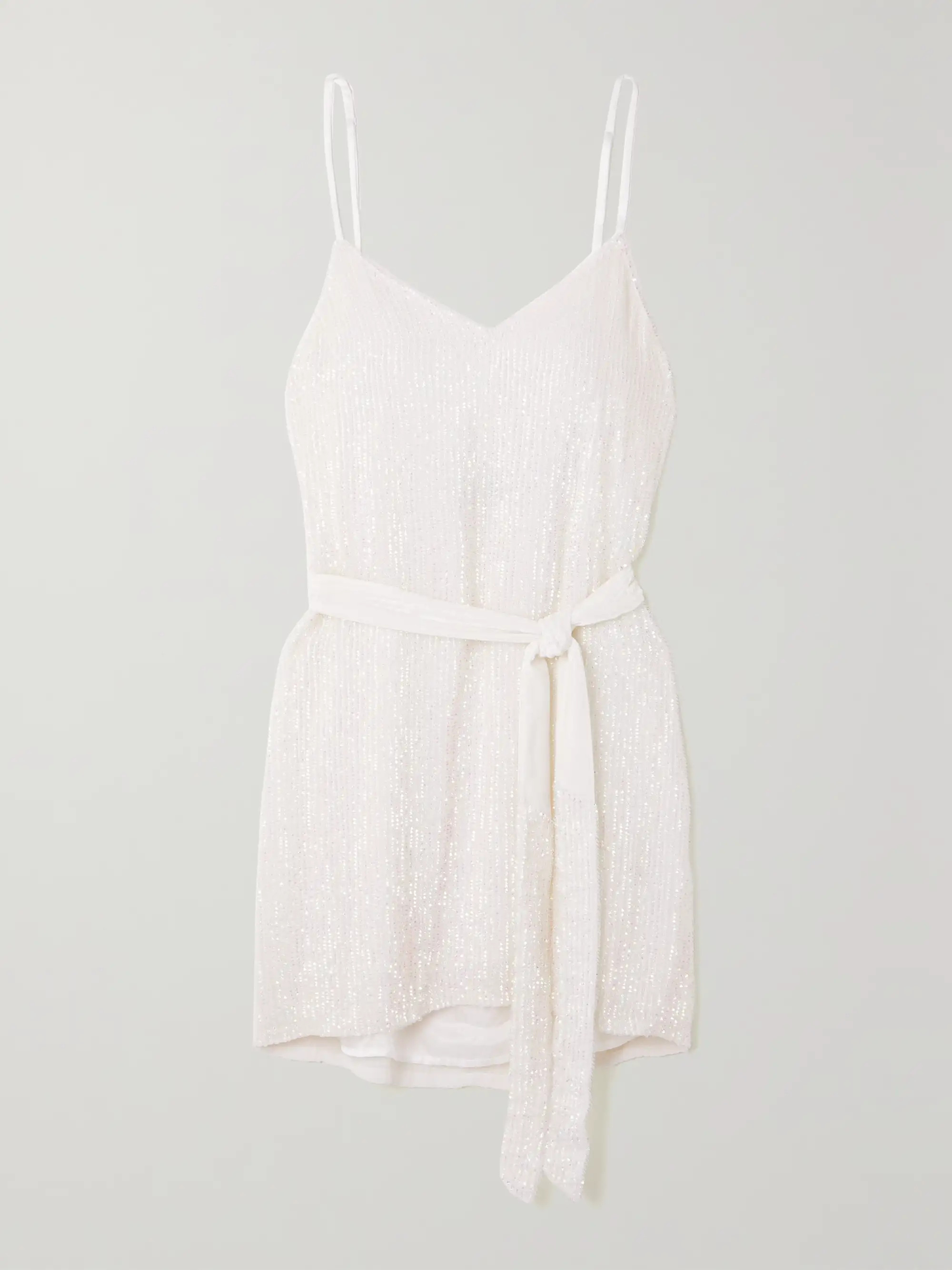 Claire belted sequined chiffon mini dress | NET-A-PORTER (UK & EU)