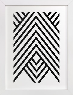 Abstract simple geometric design Art Print | Minted