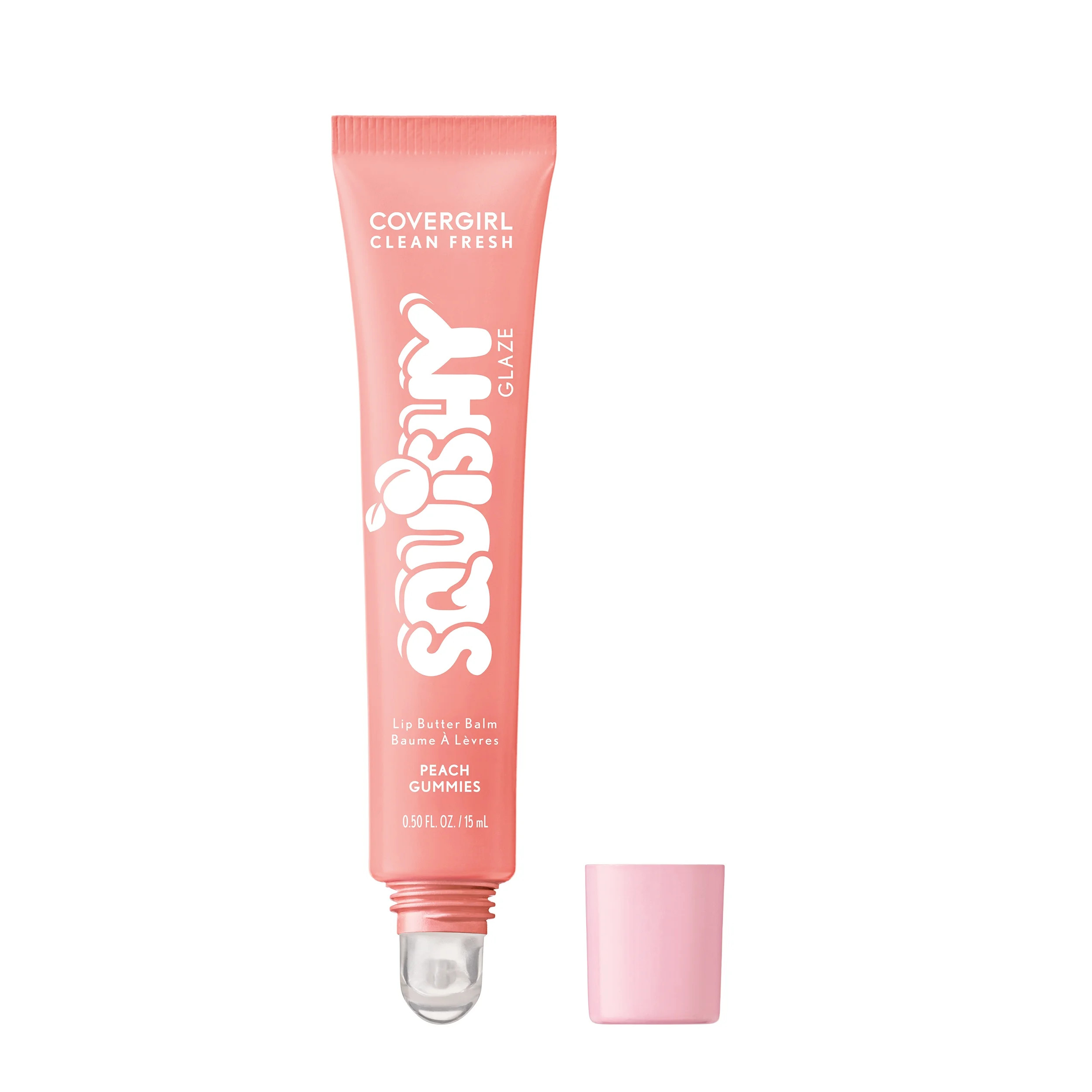 COVERGIRL Clean Fresh Squishy Glaze™ Lip Butter Balm, 180 Peach Gummies, 0.50 fl oz | Walmart (US)