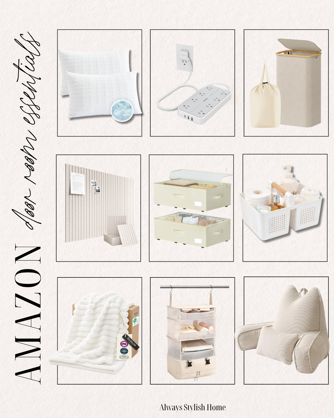 Dorm Life Essentials ✨ Getting ready for college or refreshing your dorm space? I've rounded up all the must-haves to make your room functional and chic. From space-saving storage solutions to cute decor that'll make it feel like home. Tap to shop my favorite dorm room essentials! 🛏️🛍️ #DormLife #CollegeEssentials #DormDecor 

 #LTKSeasonal #LTKU #LTKWorkwear