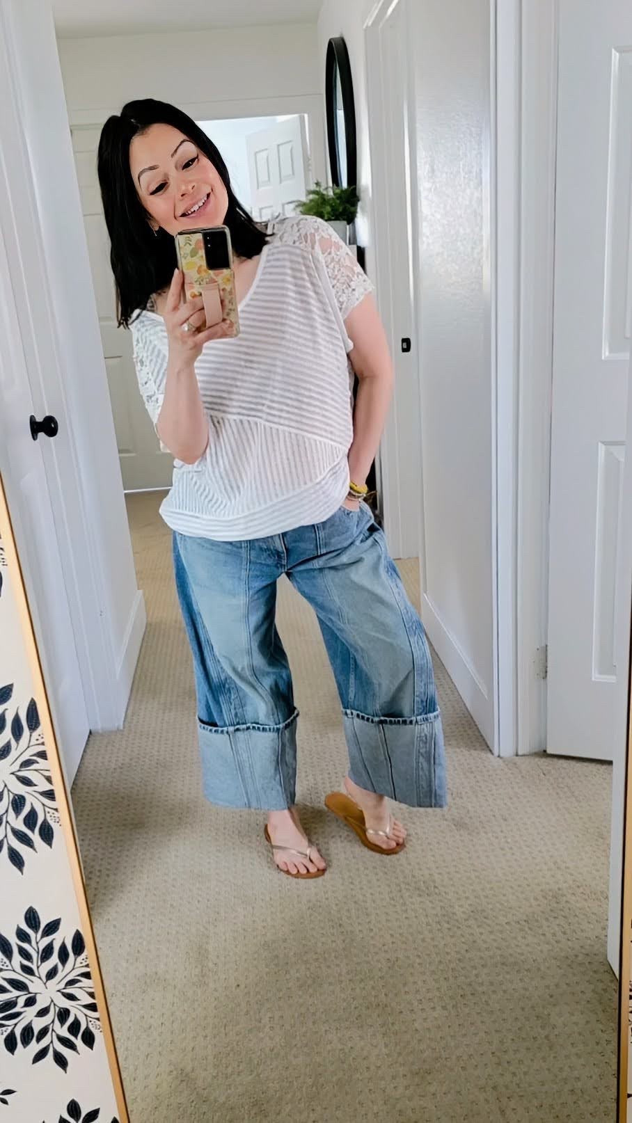 The sweetest jeans. Wearing a size 28 

#LTKU #LTKPetite #LTKStyleTip