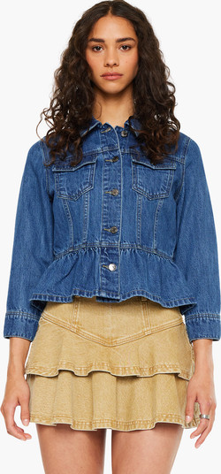 Marilou Peplum Denim Jacket | Nordstrom