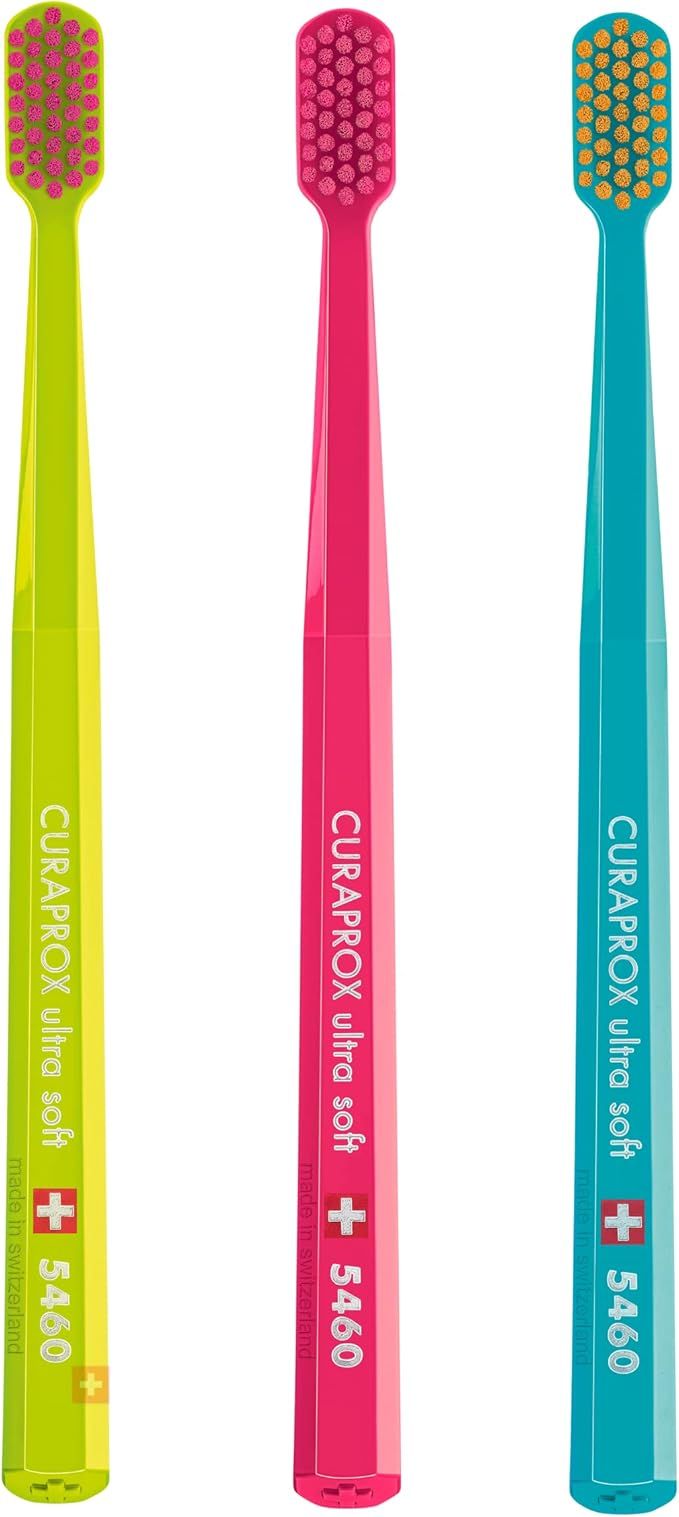 Curaprox 5460 Ultrasoft Toothbrush, 3 Pack | Amazon (US)