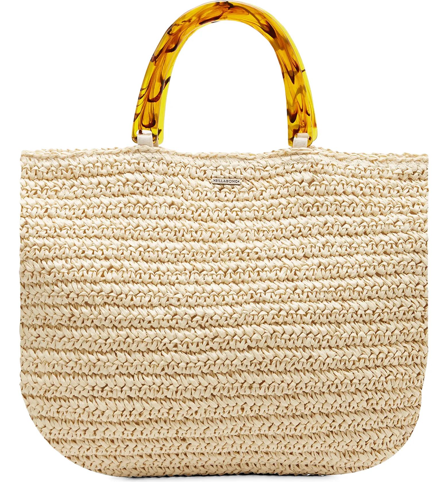 Check Her Out Straw ToteBILLABONG | Nordstrom