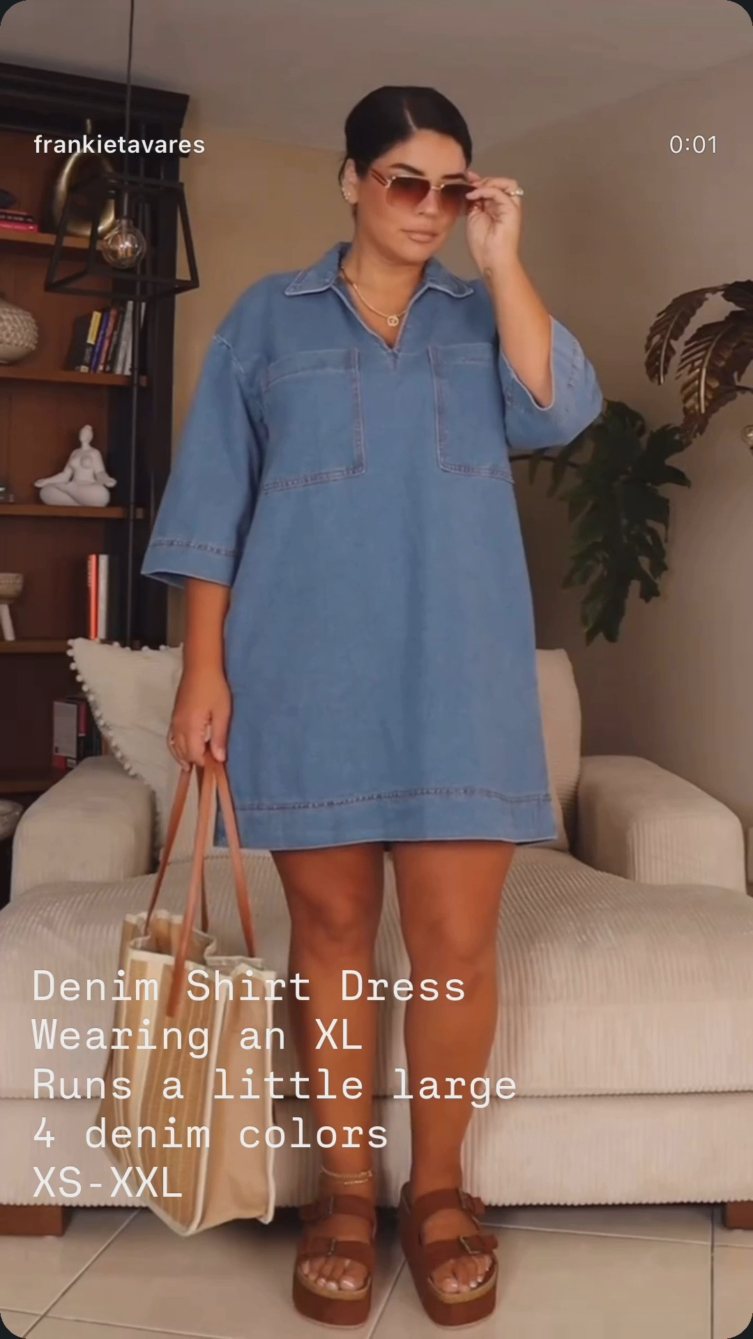 Denim done right 💙 This Amazon Fashion shirt dress is my go-to when I want to look put together without even trying. It’s one of those easy throw-on pieces that still makes you feel cute. Dress it down with sneakers for errands or style it up with wedges and a belt for lunch or date night. Lightweight, comfy, and perfect for spring and summer days on the go. ✨

#LTKStyle #LTKFinds #AmazonFashion #AmazonFinds #ShirtDress #DenimDress #SpringStyle #SummerStyle #EffortlessStyle #CasualChic #MomStyle #EverydayOutfit

#LTKspring #LTKSeasonal #LTKMidsize