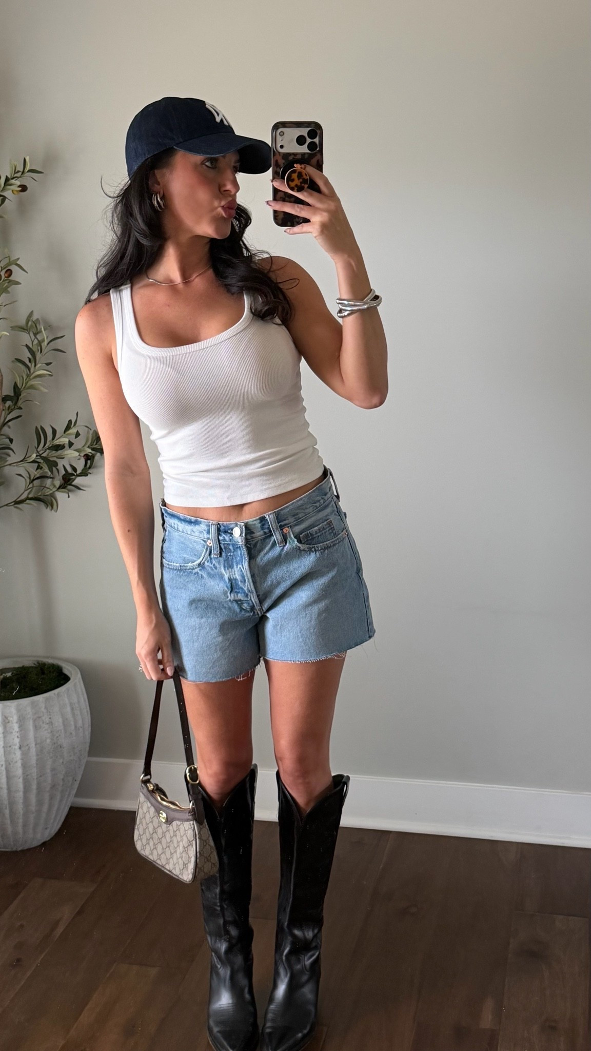 Baseball game outfit