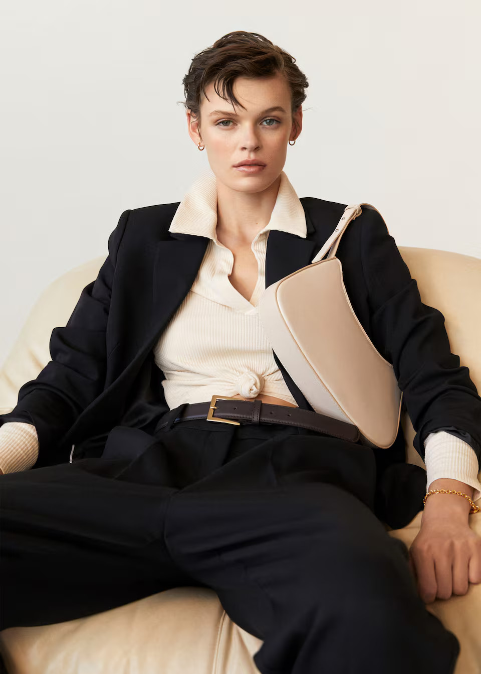 Baguette bag -  Women | Mango USA | MANGO (US)