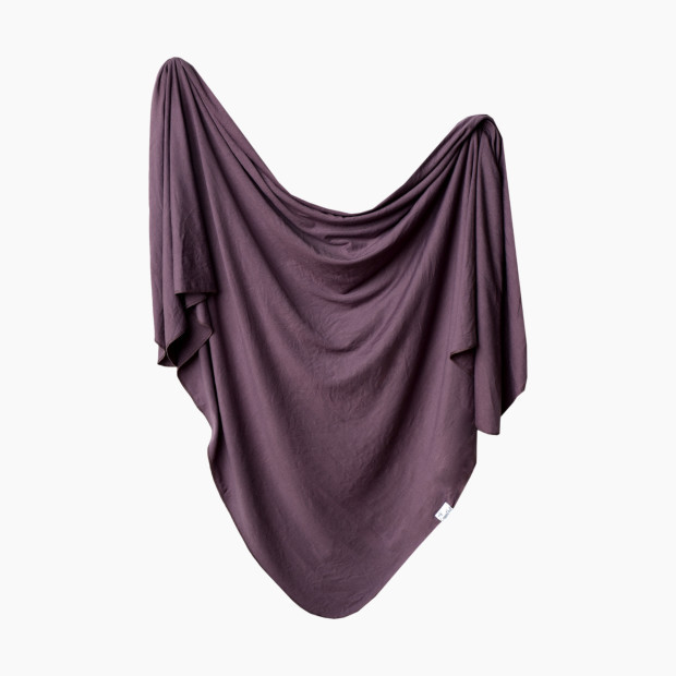 Copper Pearl Swaddle Blanket in Plum Size 46"" Square | Babylist