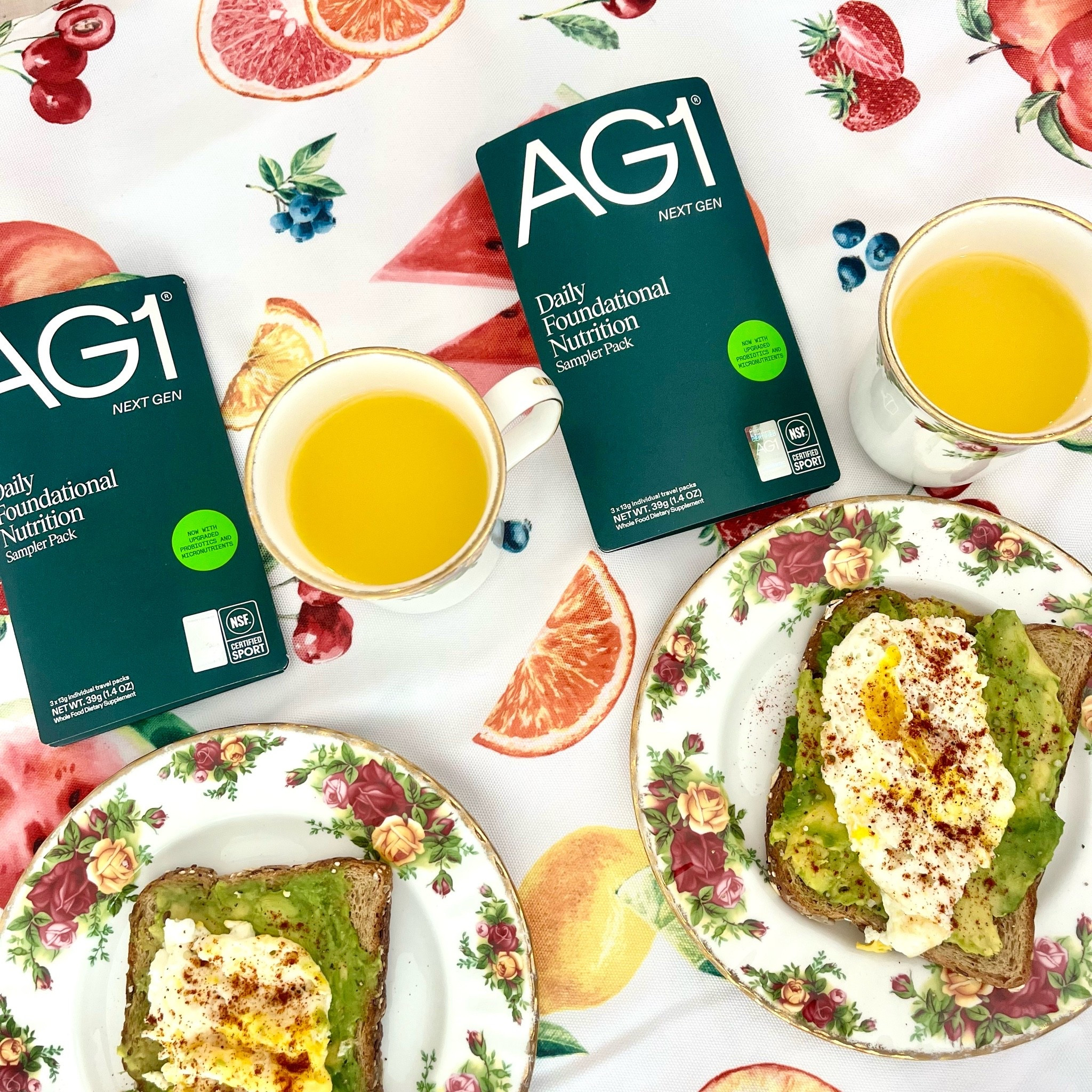 Breakfast upgrade! ✨
Ditching the basic coffee routine for my new AG1. It’s my favorite new health drink (the vibrant green powder packets next to my avo toast!), giving all the energy and vitamins I need on the go! 
Try it out ~ link in my bio. 🥑 @drinkag1 
#AG1 #breakfast #CleanEnergy #morningroutine #explorepage✨

#LTKselfcare #LTKfoodie #LTKmorningroutine