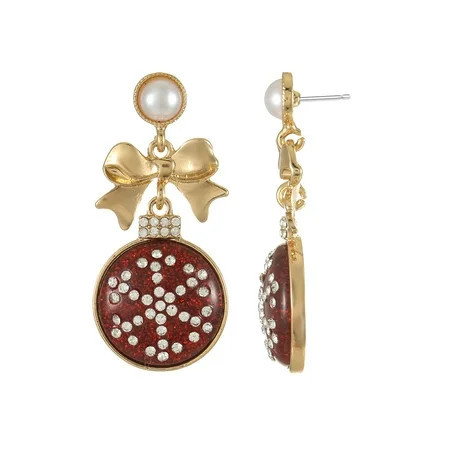 Holiday Time Ornament Earrings, 1 Pair | Walmart (US)
