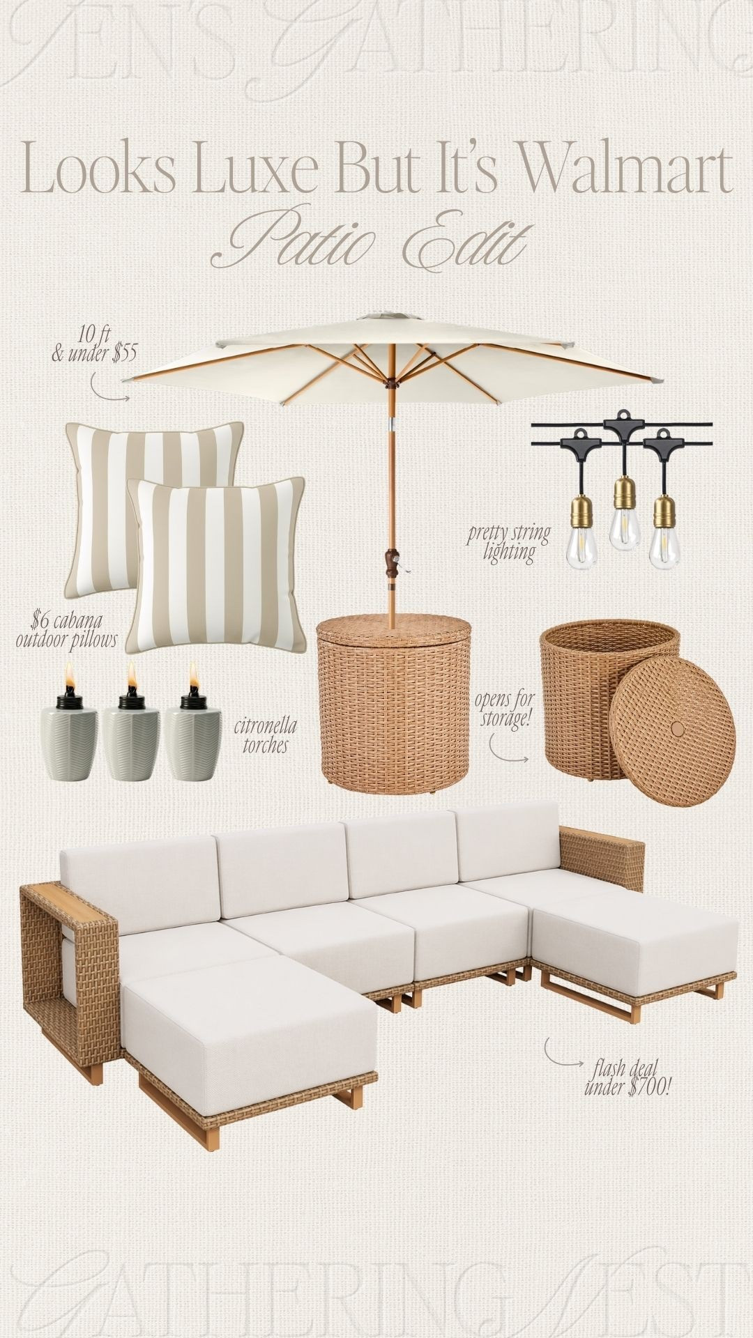 These Walmart patio finds look so much more than what they actually are! 🌴 

#walmart #betterhomesandgardens #outdoorumbrella #patio #patiodecor #patiofurniture #patioseason #outdoorpillows #outdoorset #umbrellastand #outdoorlighting #walmarthome #homedecor 

#LTKSaleAlert #LTKHome