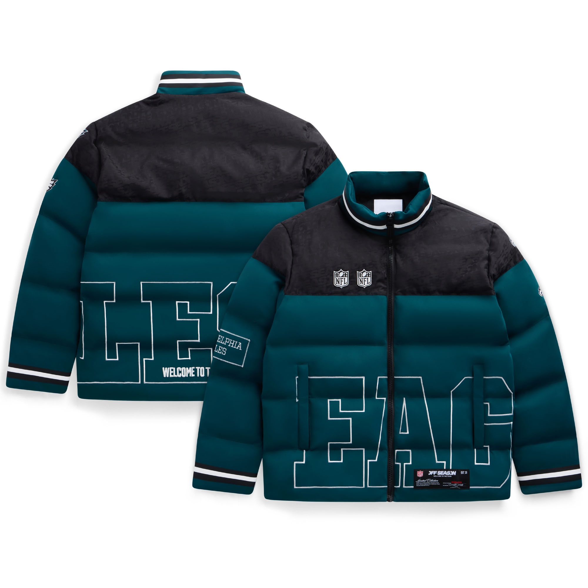 Unisex Midnight Green Philadelphia Eagles Team Puffer Jacket | Fanatics