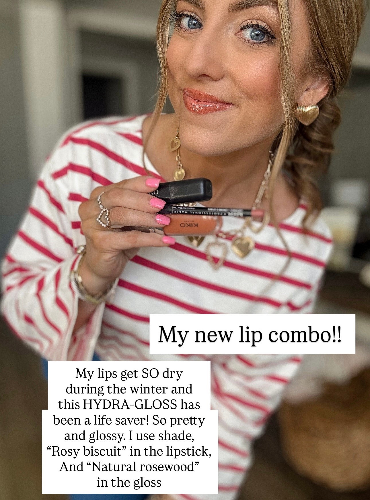 My new go-to lip combo from Amazon 🤍
If you struggle with dry lips (especially this time of year), you are going to LOVE this hydrating lip combo. I’ve been using this Amazon Hydra Gloss and it keeps my lips feeling soft, smooth, and extra moisturized all day while still giving that pretty, glossy finish.

This is the perfect everyday lip look — not sticky, not heavy, just the right amount of shine with serious hydration. I love how this combo works for natural makeup days, casual errands, school drop-off, or even dressed-up nights when you still want your lips to feel comfortable.

If you’re searching for the best hydrating lip gloss, an Amazon lip combo, or a gloss that actually helps dry lips, this one is such a good find 💕

#amazonbeauty #amazonfinds #amazonmusthaves #lipcombo #hydratinglipgloss #hydragloss #drylipsolution #glossylips #everydaymakeup #naturalmakeuplook #beautyfinds #budgetbeauty #makeuproutine #lipglosslove #softglamlips #ltkbeauty #ltkfinds #beautyonabudget