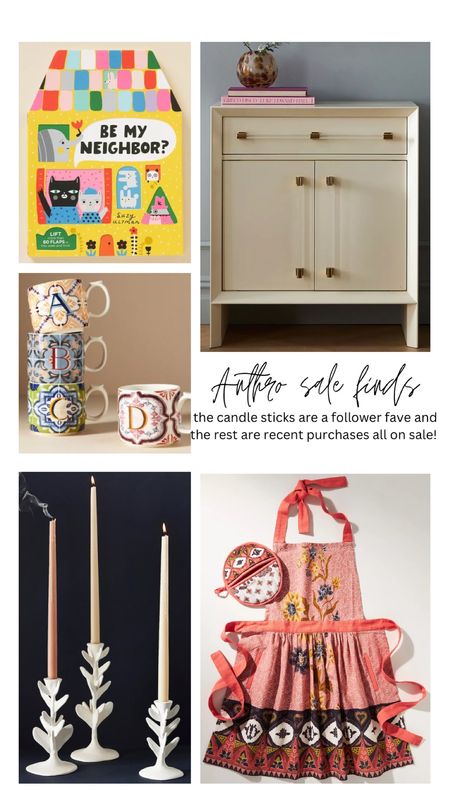 Anthro sale finds! I don’t even have little babes but that book was too cute to pass up. That chic cabinet is perfect for smaller spaces and I’ve been eyeing forever!

#LTKhome #LTKFind #LTKsalealert