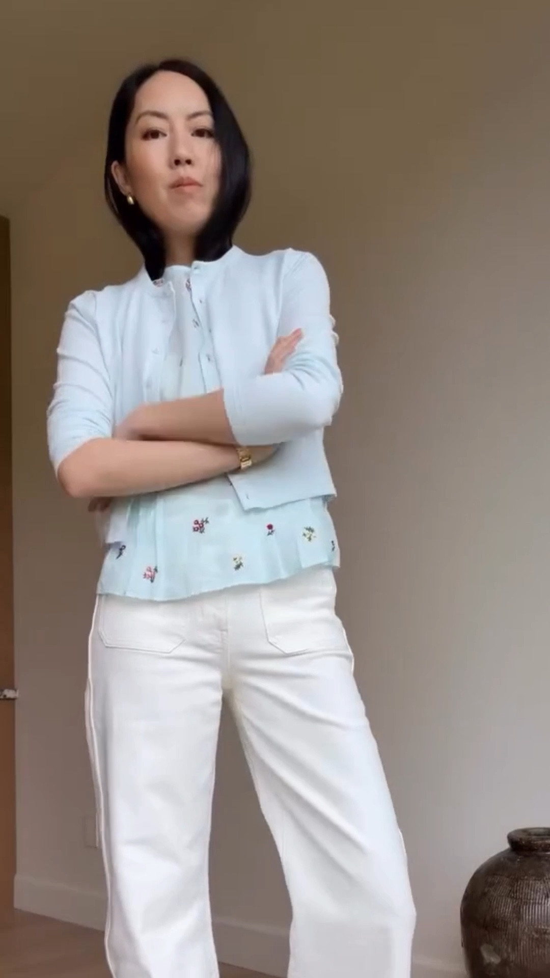 Styling fresh white denim for the upcoming season: I like this trouser style wide-leg fit and it has the perfect amount of stretch (it’s comfy!).

#classicstyle
#springsweater
#whitejeans
#whitepants
#springoutfit

#LTKootd #LTKSeasonal #LTKSaleAlert