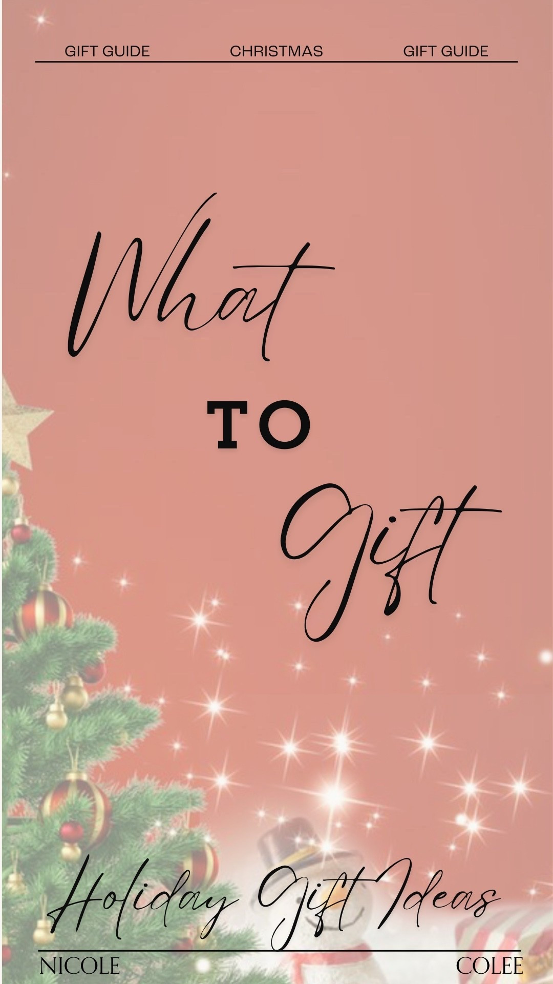 Your official holiday gift guide is here 🎁✨
Ideas for everyone on your list — teens, in-laws, coworkers, him, her… and yes, my wishlist too.

Tap through for the best finds! ❤️🎄

#nicolecolee #nicolecoleestyle
#GiftGuide #HolidayGiftGuide #ChristmasGiftIdeas #HolidayInspo
#WhatToGift #GiftsForEveryone #HolidayShopping #Christmas2025
#GiftIdeas #HolidayEdit #HolidayRoundup
#GiftGuideForHer #GiftGuideForHim #TeenGiftGuide #InLawGifts
#CozySeason #ChristmasInspo #ShopWithMe
#LTKHoliday #LTKGiftGuide #LTKFinds #LTKSeasonal



#LTKCyberWeek #LTKHoliday #LTKGiftGuide
