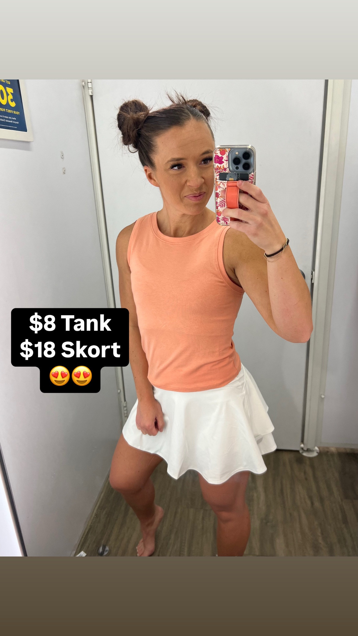 $8 perfect Tank and $18 skort 😍😍
